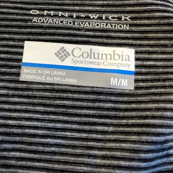 COLUMBIA Gray & black sweater size M - Picture 2 of 7
